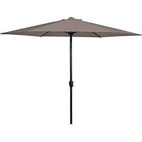 Orlando parasol - Sort/taupe