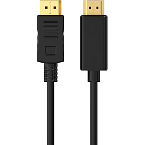 Sinox Displayport til HDMI kabel 2 meter - sort