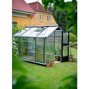 Juliana Compact drivhus - Aluminium
