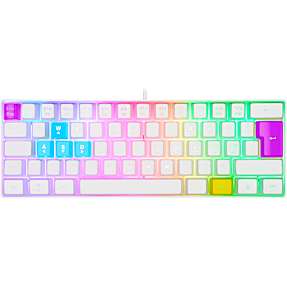 EXE Imp Color Pop Mini gaming tastatur - hvid