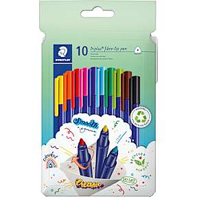 Staedtler trekantet fiberpen 1,0 mm – flere varianter – assorteret