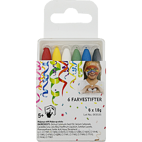 6 farvestifter
