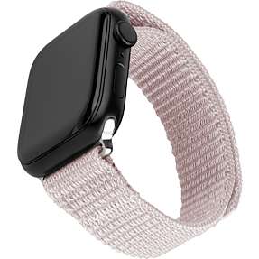 Fixed Nylon Sporty Strap nylonrem til Apple Watch - rose guldfarvet