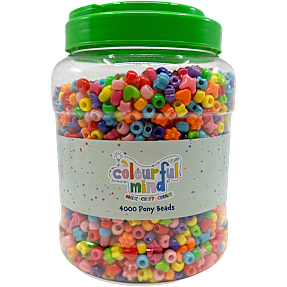 Colourful mind perler 4000 stk.