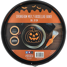 Halloween springform med 2 plader - Ø: 26cm