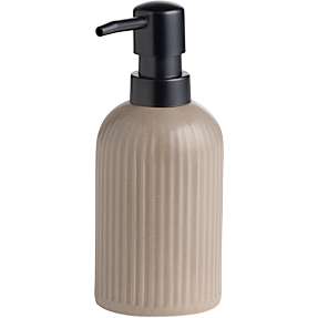 Sæbedispenser 260 ml - grå eller sort - assorteret