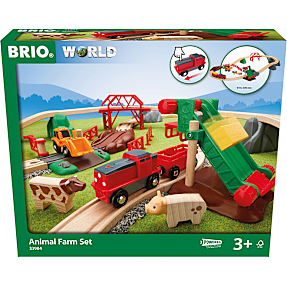 BRIO, Bondegårdssæt, indeholder 30 dele, 33984