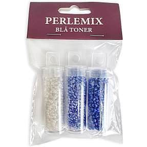 Perlemix - blå toner