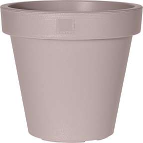Karlstad plastik krukke - sand - Ø:20 cm. H:18 cm