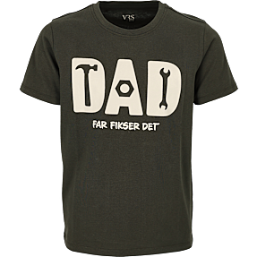VRS børne T-shirt str. 110/116 - grøn