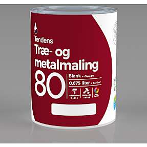 Tendens træ- og metalmaling blank 80 0.675 liter