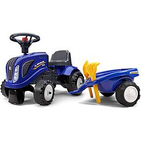 Falk Toys Baby New Holland Ride-On Traktor - Blå
