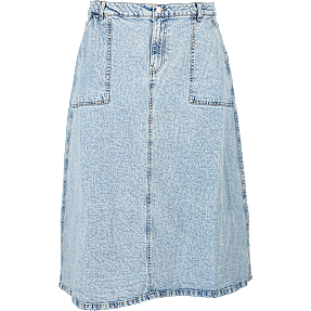 VRS dame denim nederdel str. 52 - blå