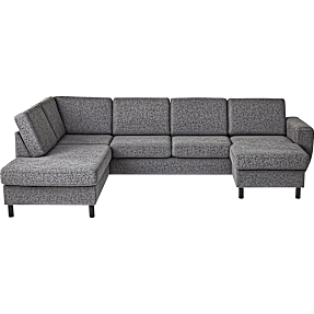 Rom Nordic højrevendt U-sofa - antracit
