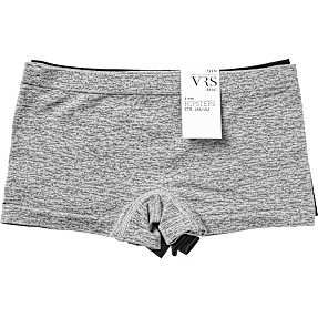 VRS teen 3-pak microfiber hipsters str. 146/152 - grå/sort