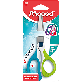 Maped Sensoft 13 cm saks - blå grøn