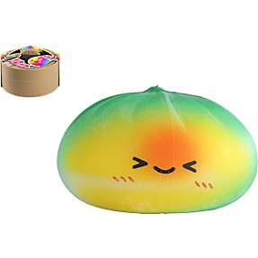 Dumpling Skum Squishy Kawaii 8,5 cm - regnbuefarvet