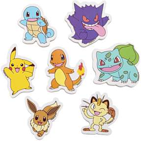 Pokémon viskelæder 7-pak