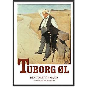 Tuborg manden - 50x70 cm