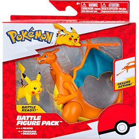 Pokemon figursæt 2-pak - Charizard og Pikachu