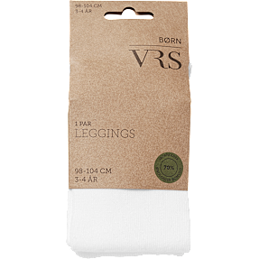 VRS børne leggings str. 3-4 år - hvid