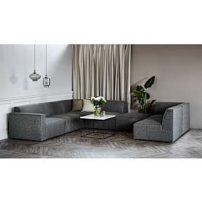 GRO U-formet modulsofa - antracit