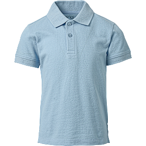 VRS børne polo T-shirt str. 110/116 - blå