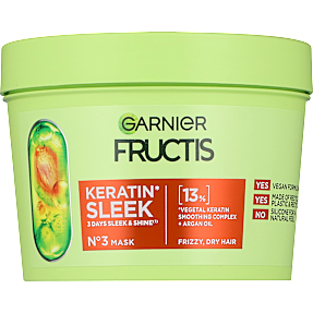 Keratin Sleek hårkur m. keratin og arganolie kruset og tørt hår