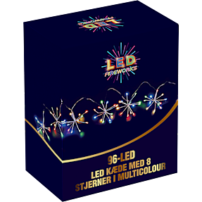 LED Fireworks Starburst kæde - 12x8 LED