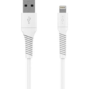 Fixed kabel lightning 1,2 meter USB - hvid