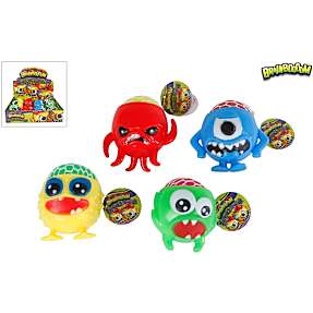 Brainboom Monster Squeeze Balls - flere varianter - assorteret