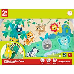 Hape træpuslespil - junglens dyr