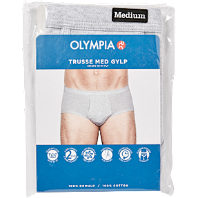 Olympia herre trusse str. M - grå