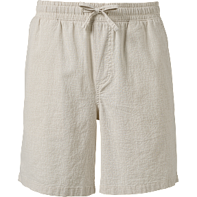 JJ REBEL herre shorts i hørblanding str. L - beige