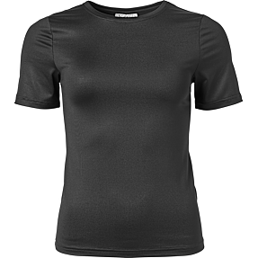 VRS dame mikrofiber T-shirt str. XL - sort