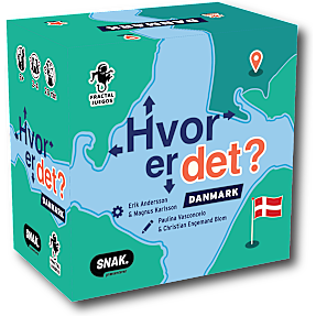 Hvor Er Det? brætspil - Danmark