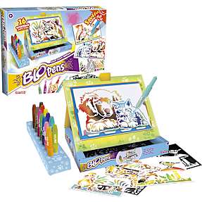Blopens kreativ workshop med dyremotiver