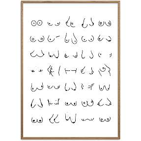 Boobies nr. 3 - 70x100 cm