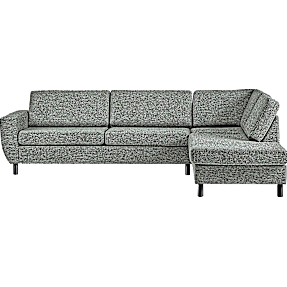 Rom Nordic højrevendt open-end sofa - grøn