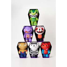 Deddy Bears coffin 12" Serie 5 - flere varianter - assorteret