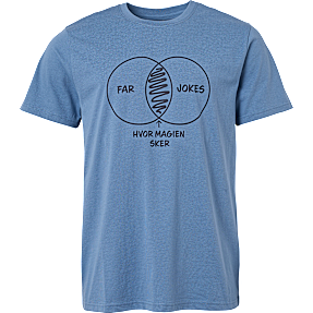 VRS herre T-shirt str. 2XL - blå