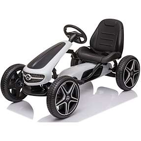 Mercedes Benz gokart - hvid