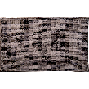 Chenille bademåtte 50x80 cm - grå