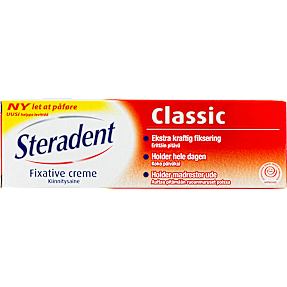 Tandprotese fastholdelsescreme