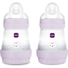 Sutteflaske slow flow anti-kolik 160 ml - flere varianter - assorteret