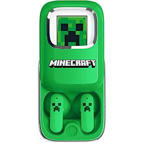 MineCraft Slide TWS børnehøretelefoner - grøn