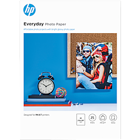 HP blankt fotopapir 200 g/m2 - 25 ark