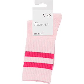 VRS dame tennisstrømper str. 39/42 - pink