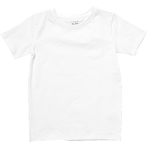 VRS børne T-shirt str. 134/140 - hvid