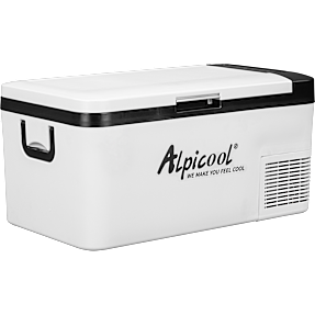 Alpicool K18 kompressor køleboks hvid - 18 liter